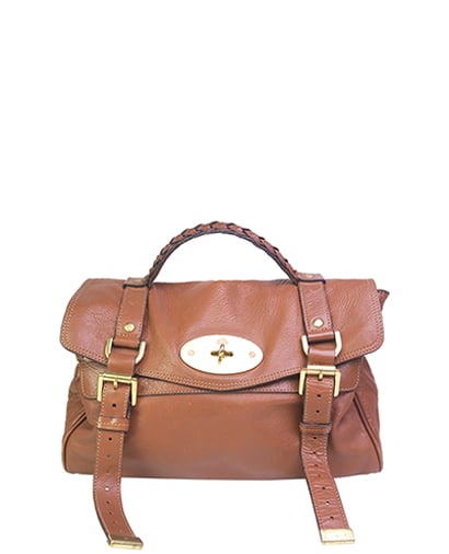 Alexa, &pound;195, Handbags, Blue, Leather, Front view